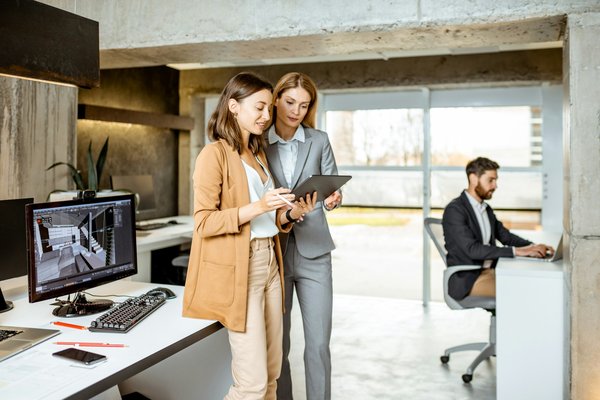 How can I create a cost-effective home office setup in a UK flat?